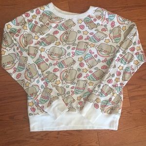 Pusheen Unicorn and Mermaid Crewneck